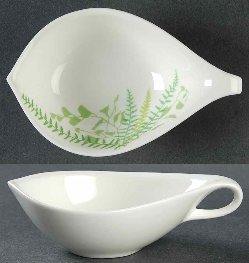 Lacy Fern Green Nut Dish by Mikasa-1