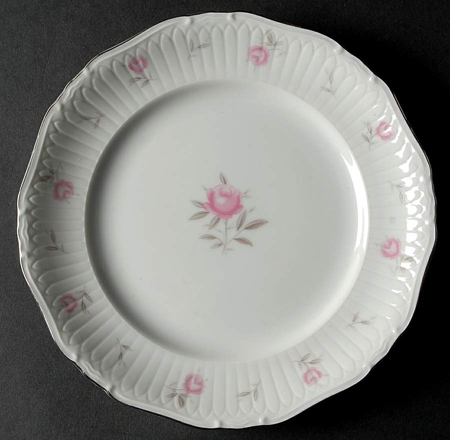 La Fleur Pink Salad Plate by Mikasa-1