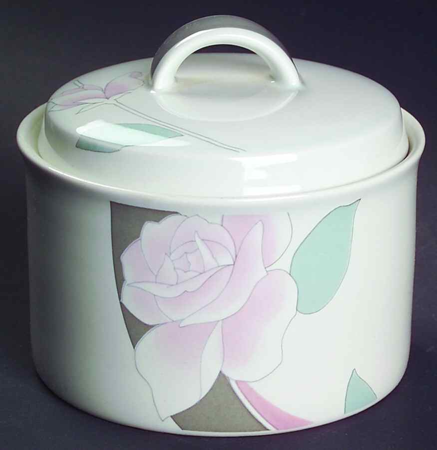 La Fleur Multicolor Sugar Bowl & Lid by Mikasa-1