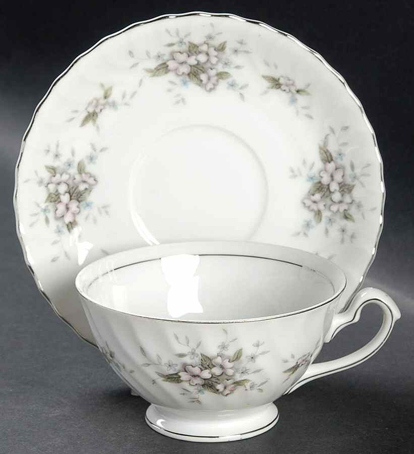 Lady Margaret Footed Cup & Saucer Set by Mikasa-1