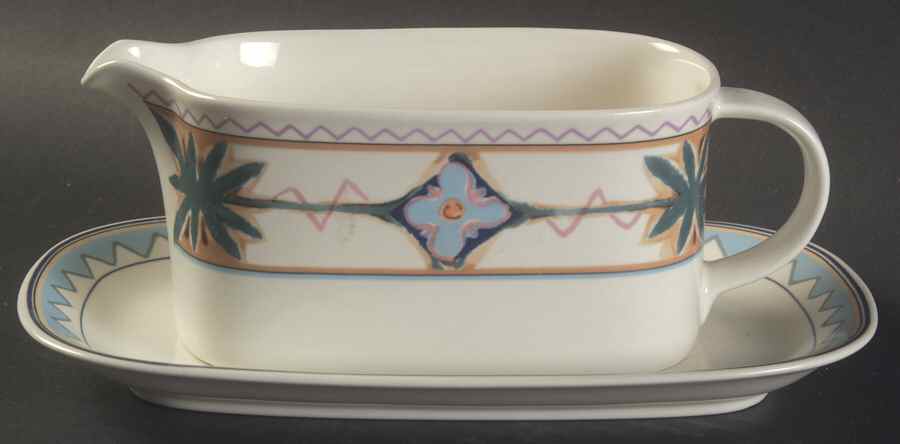 La Mancha Gravy Boat & Underplate by Mikasa-1