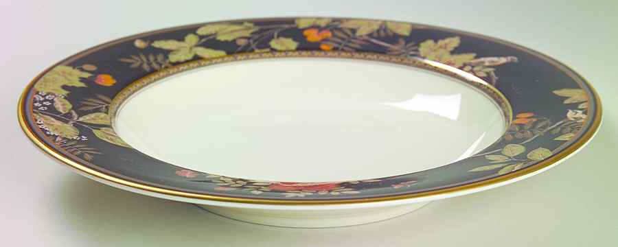 Lavish Meadow Rim Soup Bowl by Mikasa-1