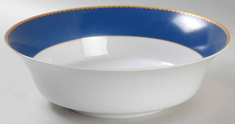 Lapis Blue 9" Round Vegetable Bowl by Mikasa-1