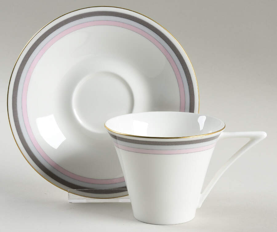La Ronde Flat Cup & Saucer Set by Mikasa-1