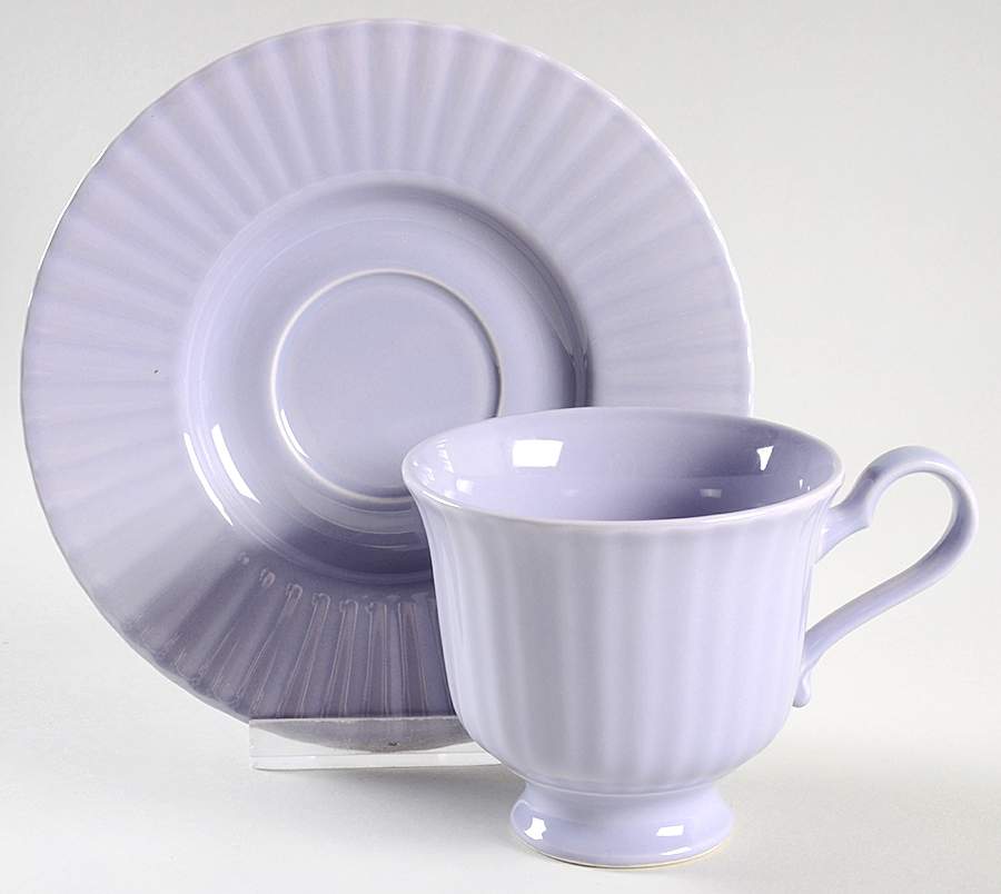 Lavender Sachet Footed Cup & Saucer Set by Mikasa-1