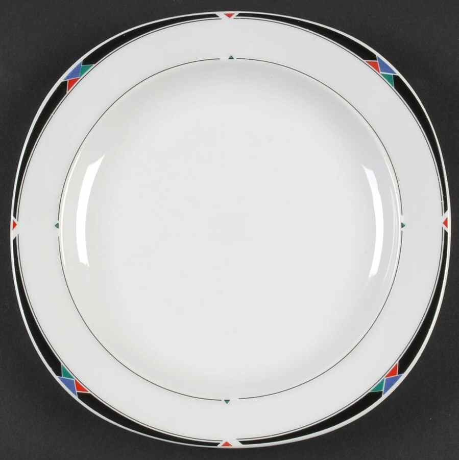 L. A. Style Black Salad Plate by Mikasa-1