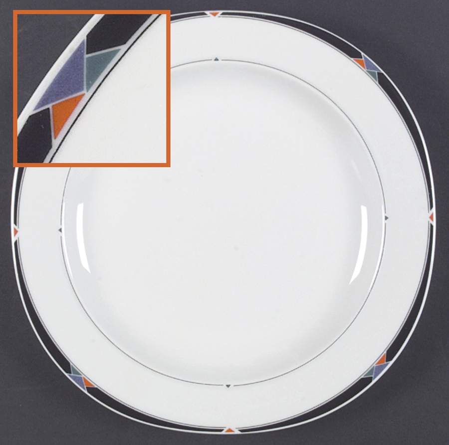L. A. Style Black Dinner Plate by Mikasa-1