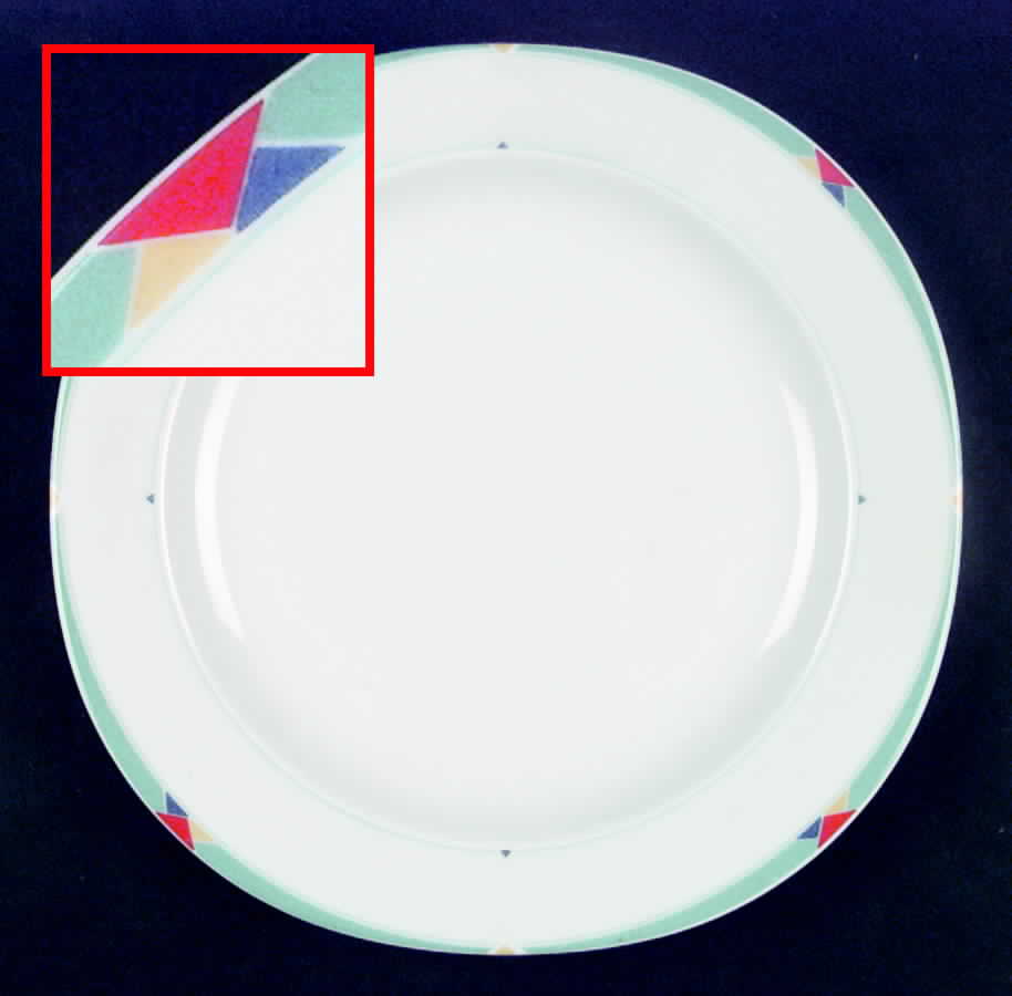 L. A. Style Turquoise Dinner Plate by Mikasa-1