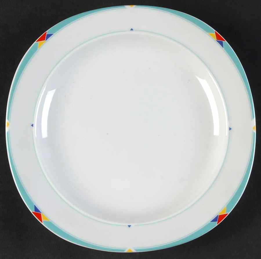 L. A. Style Turquoise Salad Plate by Mikasa-1