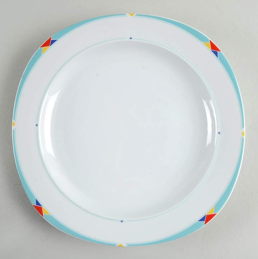 L. A. Style Turquoise 11" Chop Plate (Round Platter) by Mikasa-1