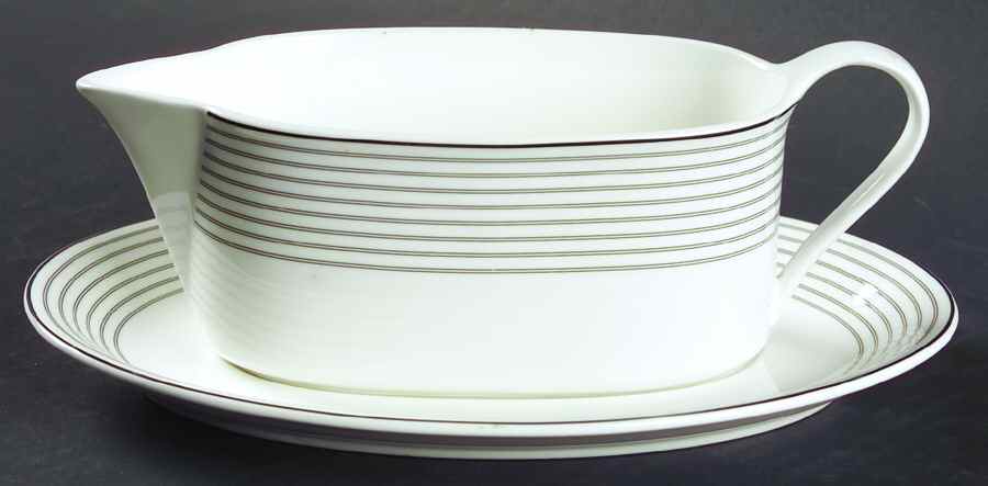 Latitudes Gravy Boat & Underplate by Mikasa-1