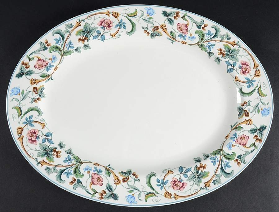 Laureate 14" Oval Serving Platter by Mikasa-1