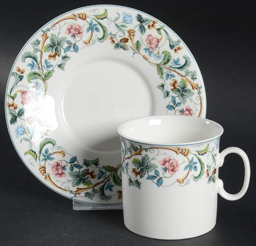 Laureate Flat Cup & Saucer Set by Mikasa-1