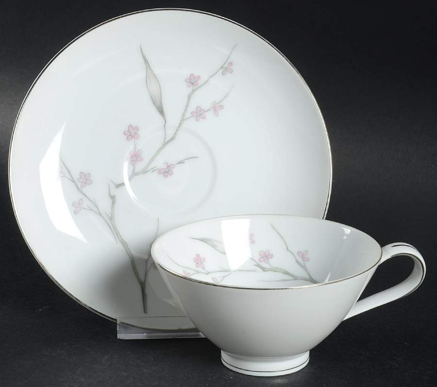 Laurie Footed Cup & Saucer Set by Mikasa-1