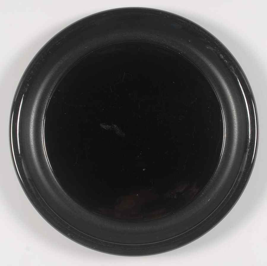 Lava Black Dinner Plate by Mikasa-1