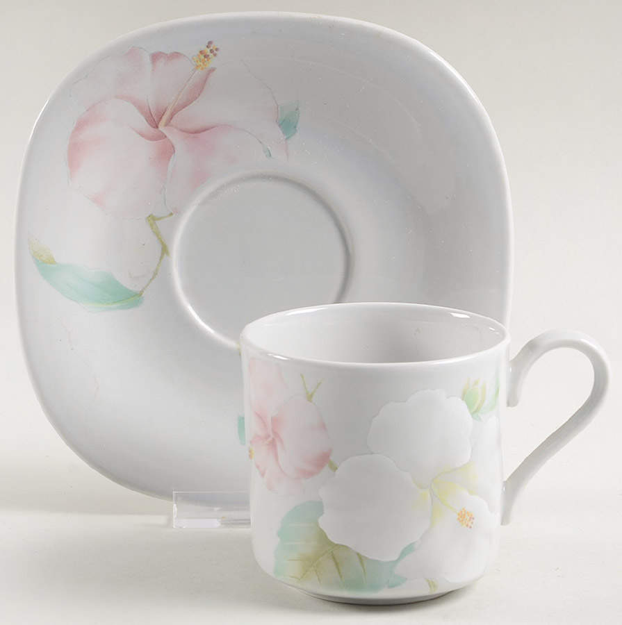 Leilani Flat Cup & Saucer Set by Mikasa-1