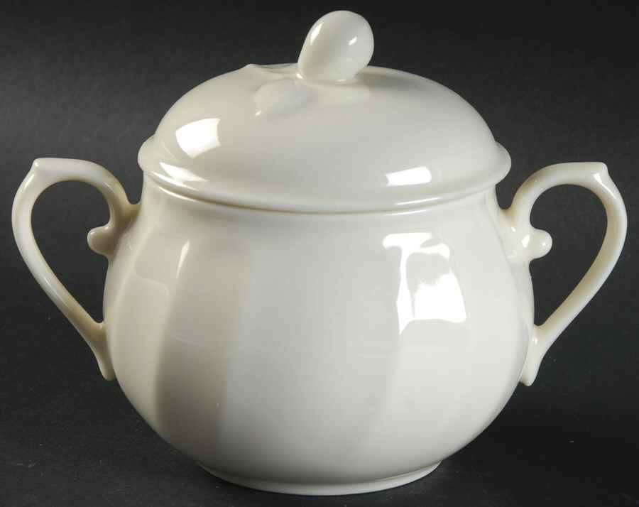 Legacy Ivory Sugar Bowl & Lid by Mikasa-1