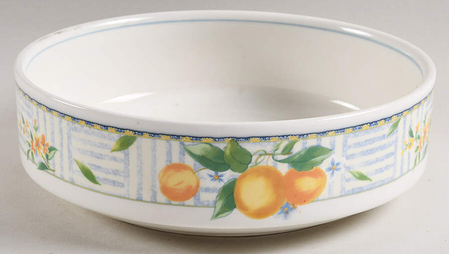 Lemon Medley 8" Round Vegetable Bowl by Mikasa-1