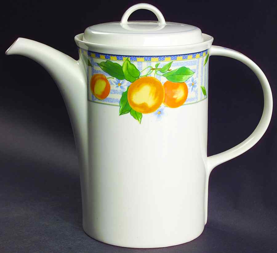Lemon Medley Coffee Pot & Lid by Mikasa-1