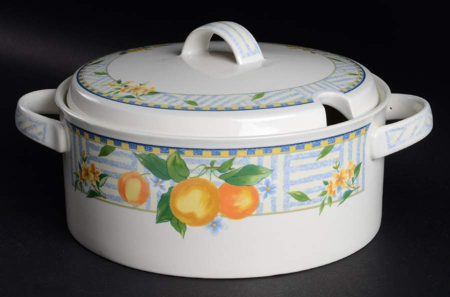 Lemon Medley Tureen &  Lid by Mikasa-1