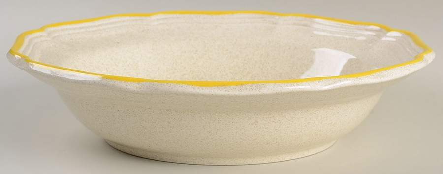 Lemon Peel Rim Soup Bowl by Mikasa-1