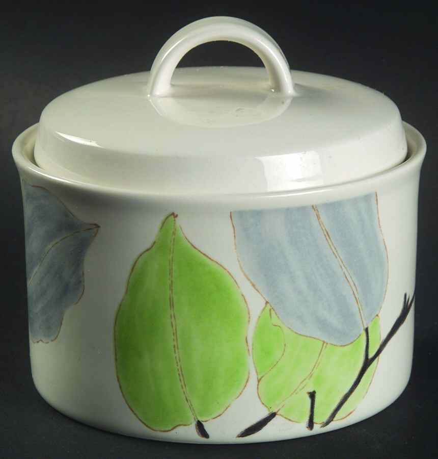 Leaf Song Sugar Bowl & Lid by Mikasa-1