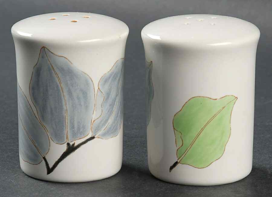 Leaf Song Salt & Pepper Set by Mikasa-1