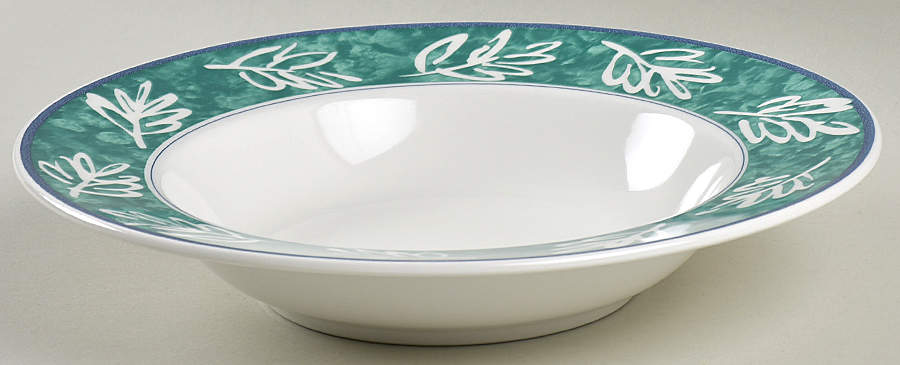 Leaf Song Large Rim Soup Bowl by Mikasa-1