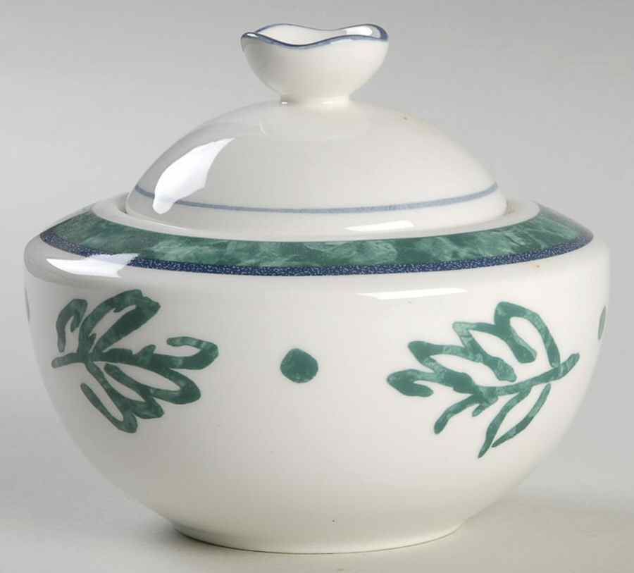 Leaf Song Sugar Bowl & Lid by Mikasa-1