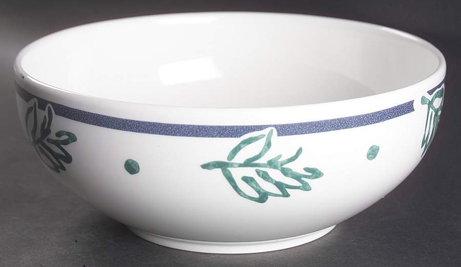 Leaf Song 8" Round Vegetable Bowl by Mikasa-1