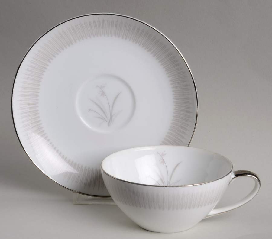 Lia Flat Cup & Saucer Set by Mikasa-1
