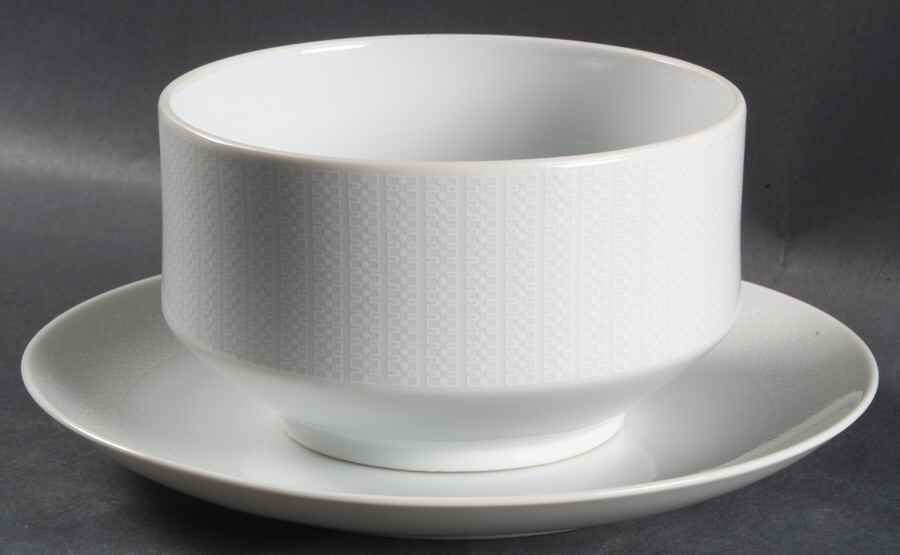 Libretto Gravy Boat with Attached Underplate by Mikasa-1