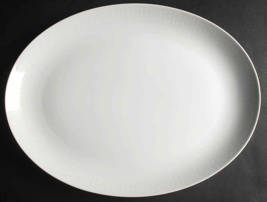 Libretto 16" Oval Serving Platter by Mikasa-1