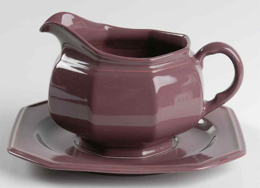 Lilac Haze Gravy Boat & Underplate by Mikasa-1