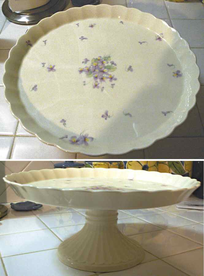 Lila Footed Cake Plate by Mikasa-1