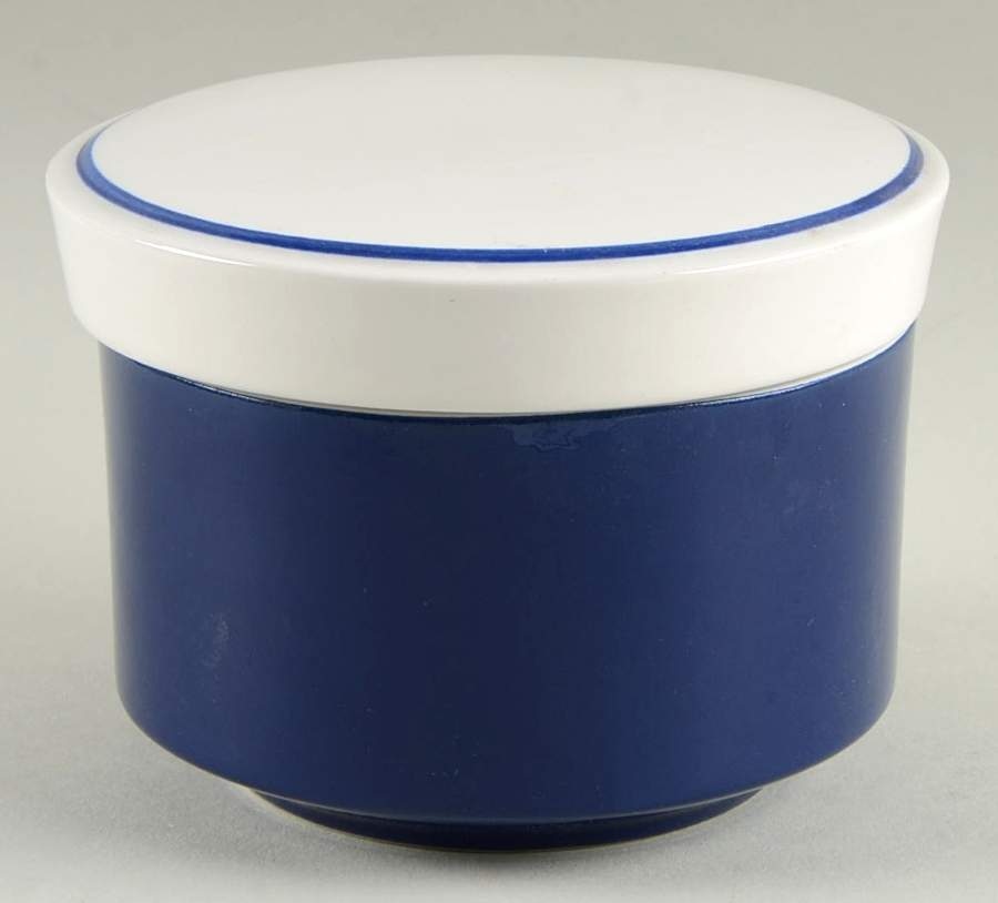Light and Lively Blue Sugar Bowl & Lid by Mikasa-1