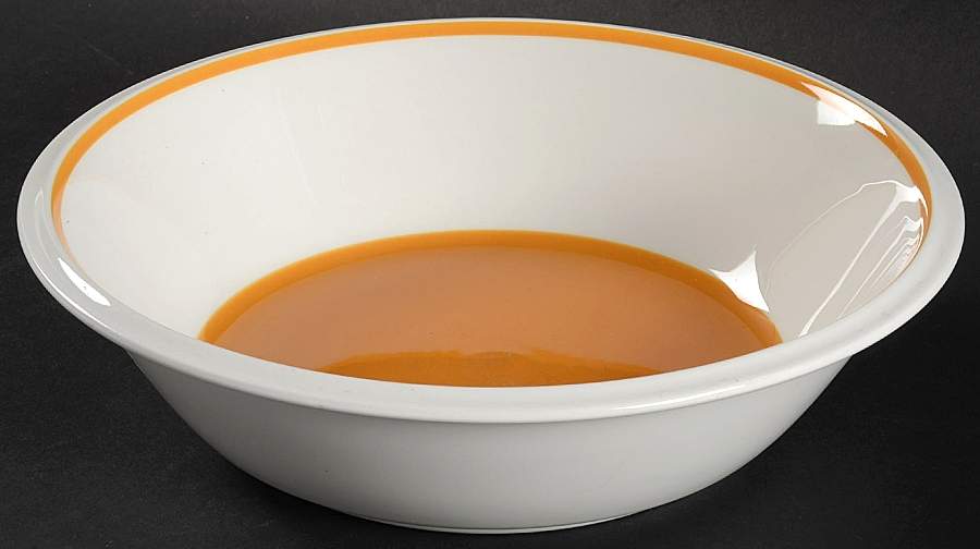 Light and Lively Orange 9" Round Vegetable Bowl by Mikasa-1