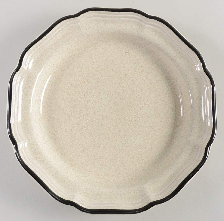Liquorice Salad Plate by Mikasa-1