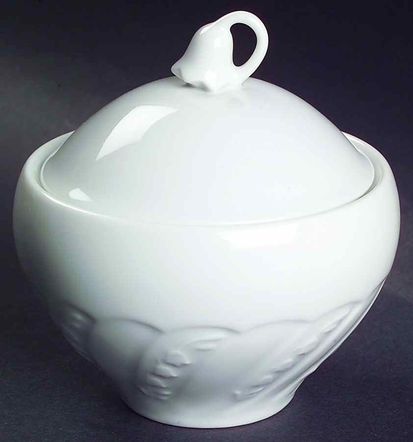 Lily of The Valley Sugar Bowl & Lid by Mikasa-1
