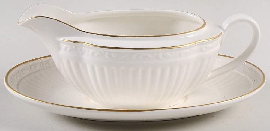 Love Medley Gravy Boat & Underplate by Mikasa-1