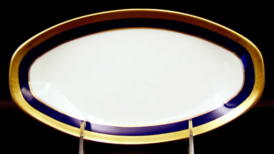 Lorenzo Cobalt Blue Butter Tray by Mikasa-1