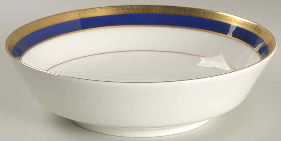 Lorenzo Cobalt Blue 8" Round Vegetable Bowl by Mikasa-1