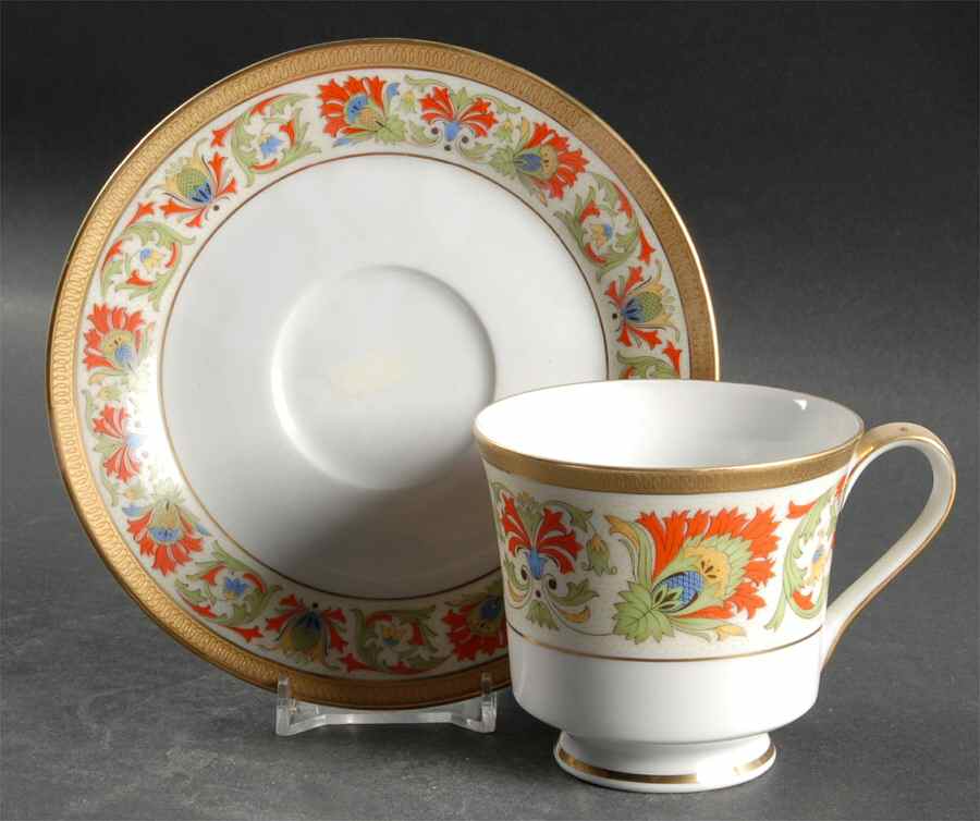 Love Song Footed Cup & Saucer Set by Mikasa-1