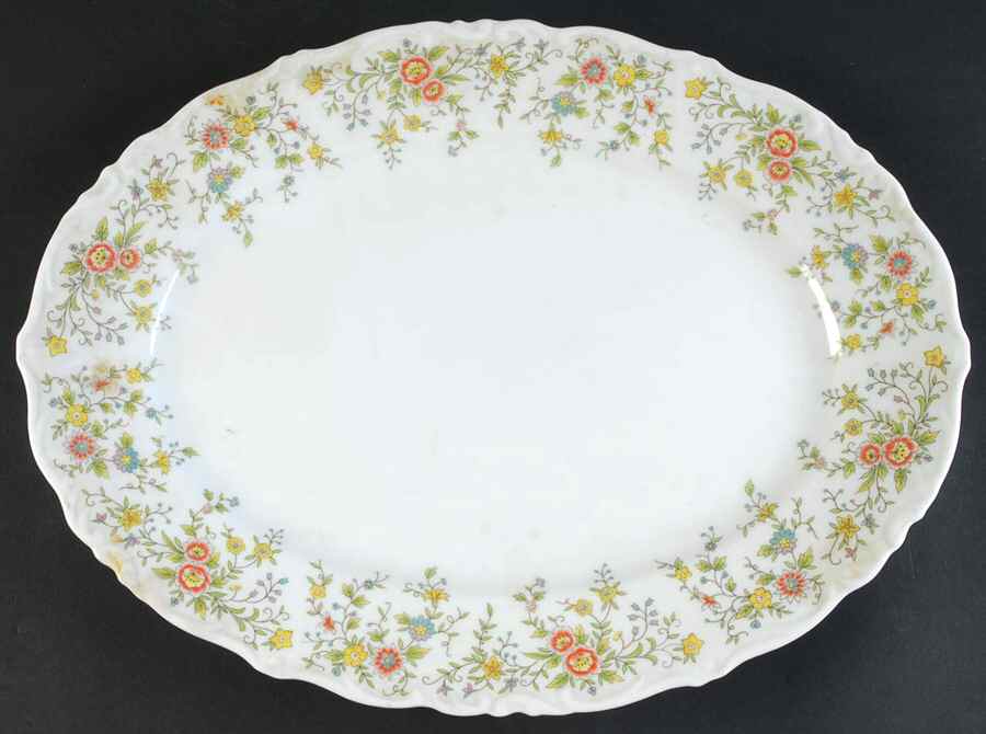 Love Song 15" Oval Serving Platter by Mikasa-1