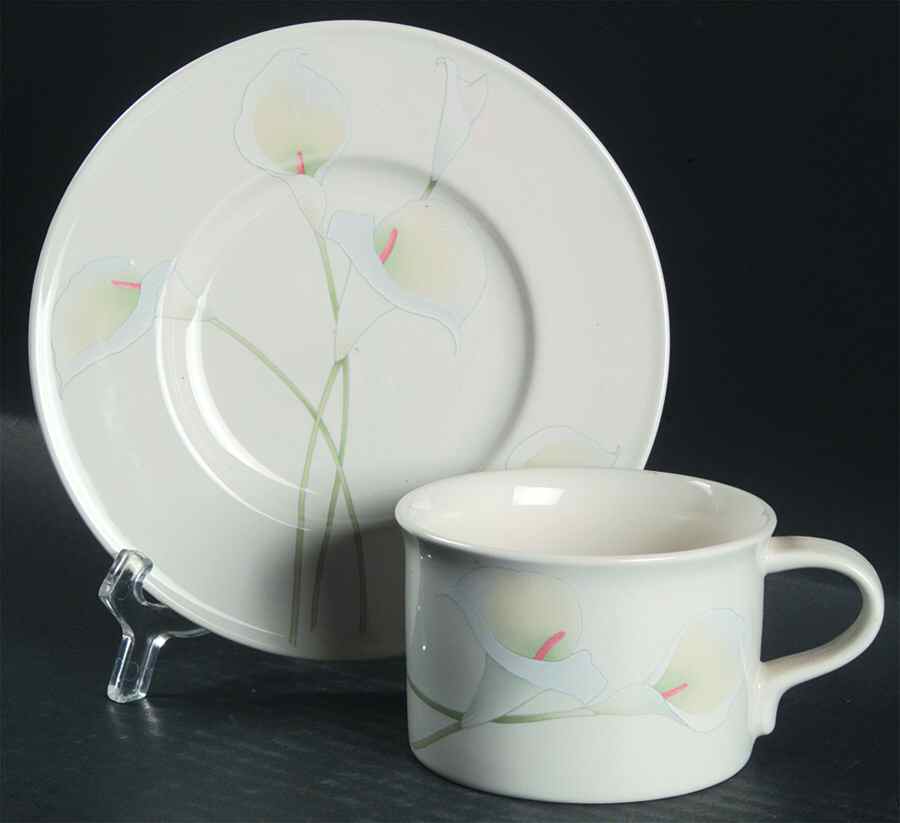 Long Stems Flat Cup & Saucer Set by Mikasa-1