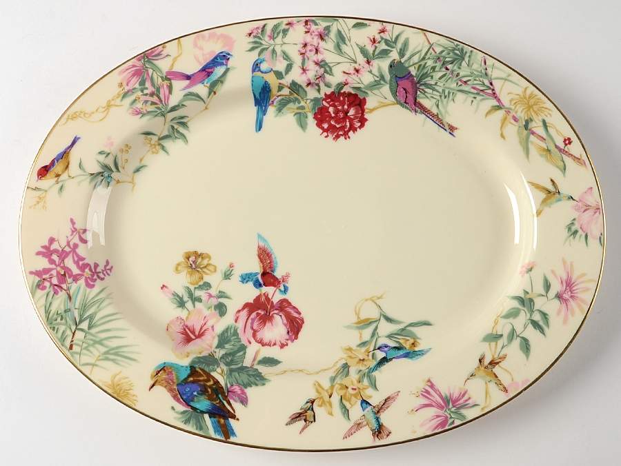 Love Story 14" Oval Serving Platter by Mikasa-1