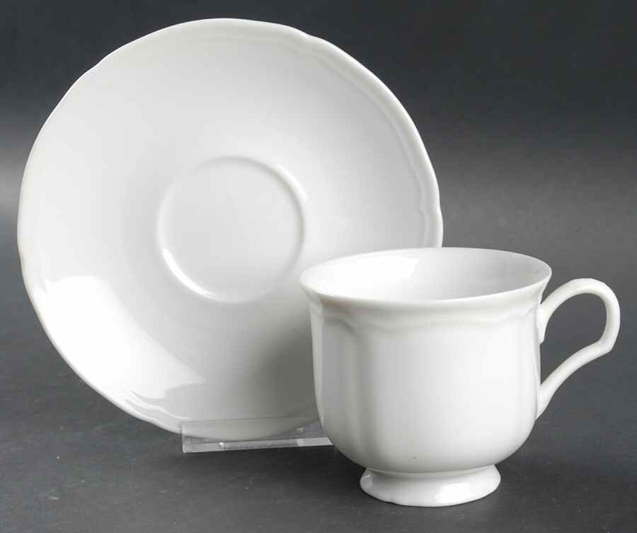 Louis XV Footed Cup & Saucer Set by Mikasa-1