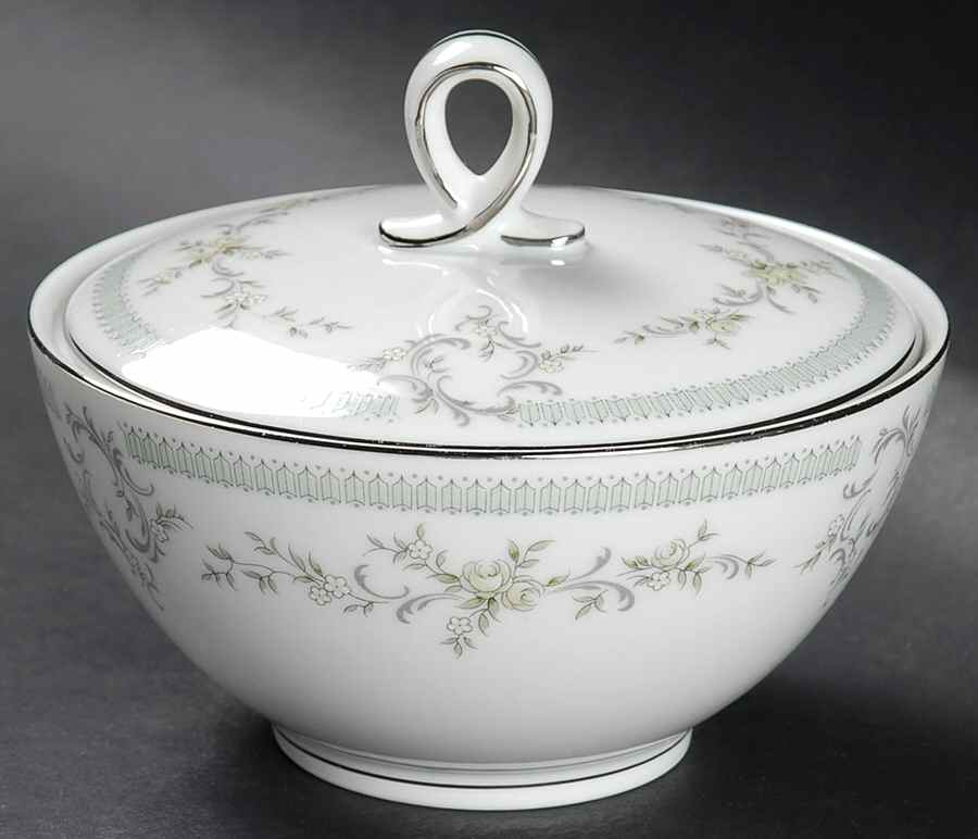 Louise Sugar Bowl & Lid by Mikasa-1