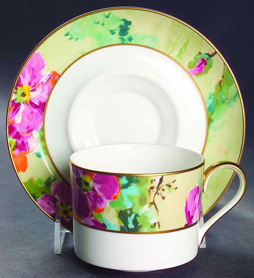 Louvre Flat Cup & Saucer Set by Mikasa-1