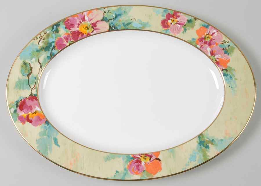 Louvre 15" Oval Serving Platter by Mikasa-1